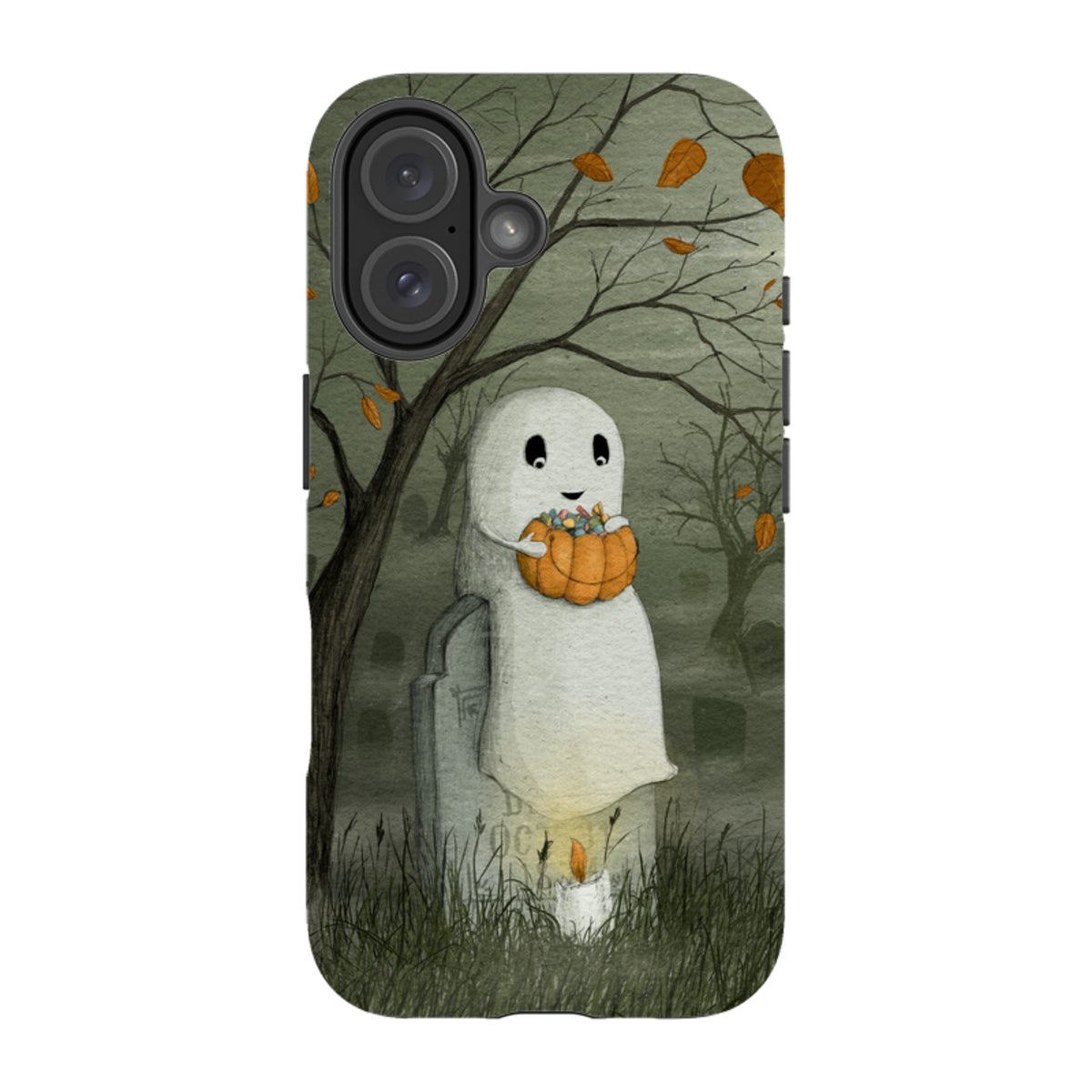 iPhone Tough Case - Halloween Ghost By Maja Lindberg