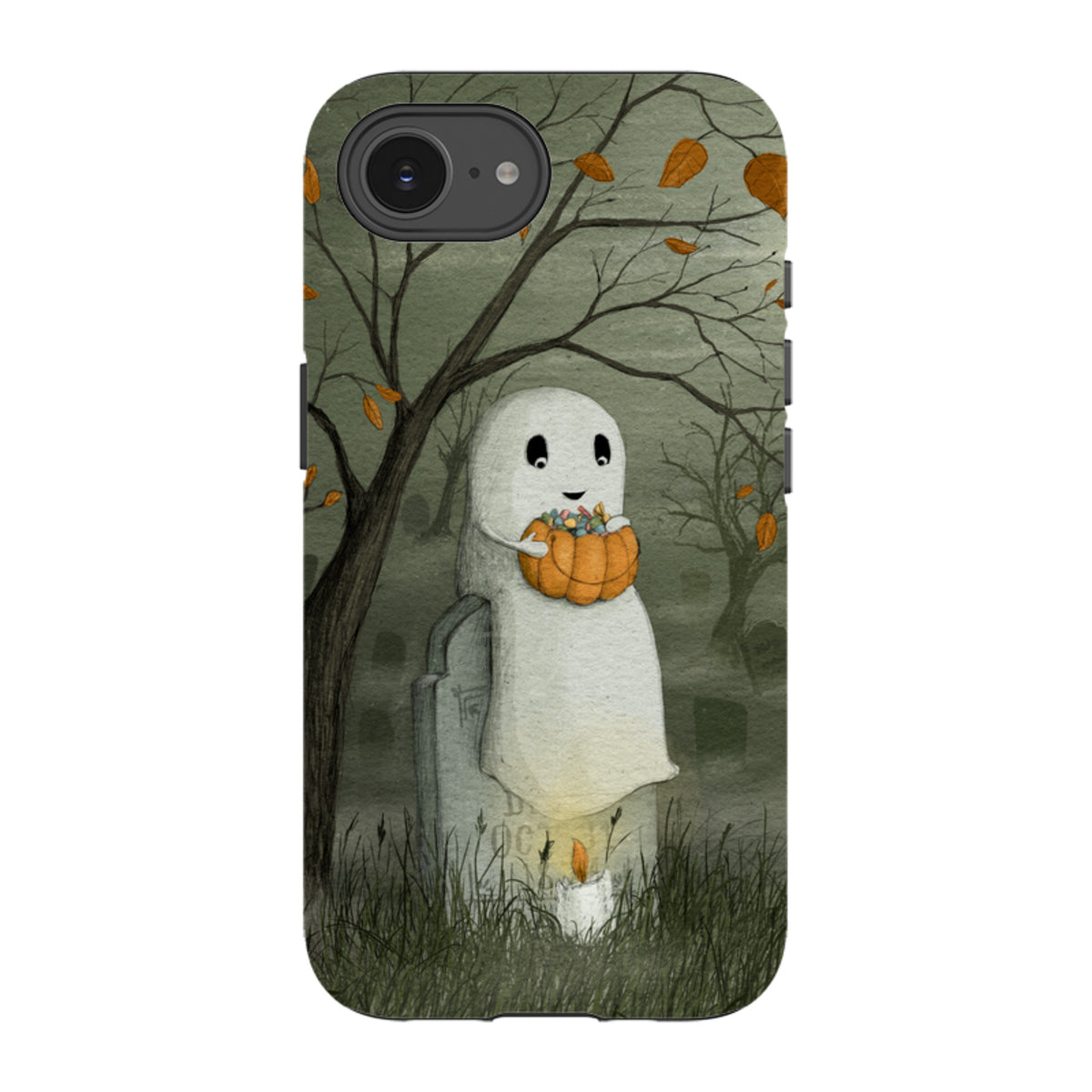 iPhone Tough Case - Halloween Ghost By Maja Lindberg