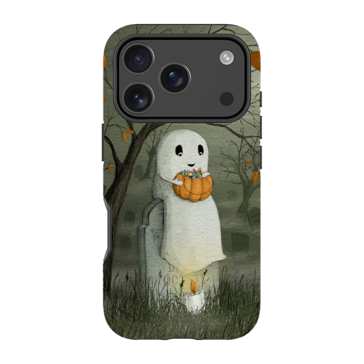 iPhone Tough Case - Halloween Ghost By Maja Lindberg