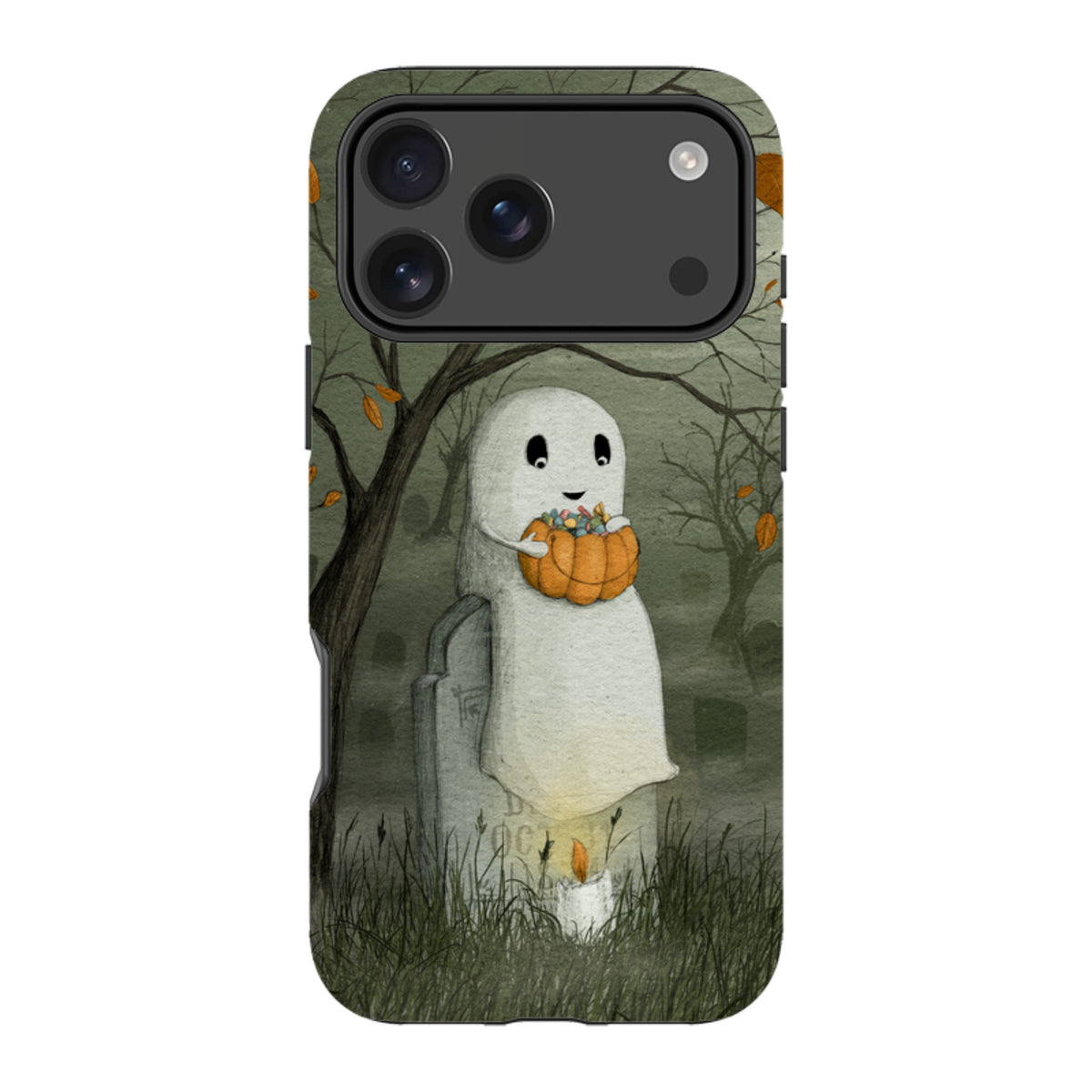 iPhone Tough Case - Halloween Ghost By Maja Lindberg
