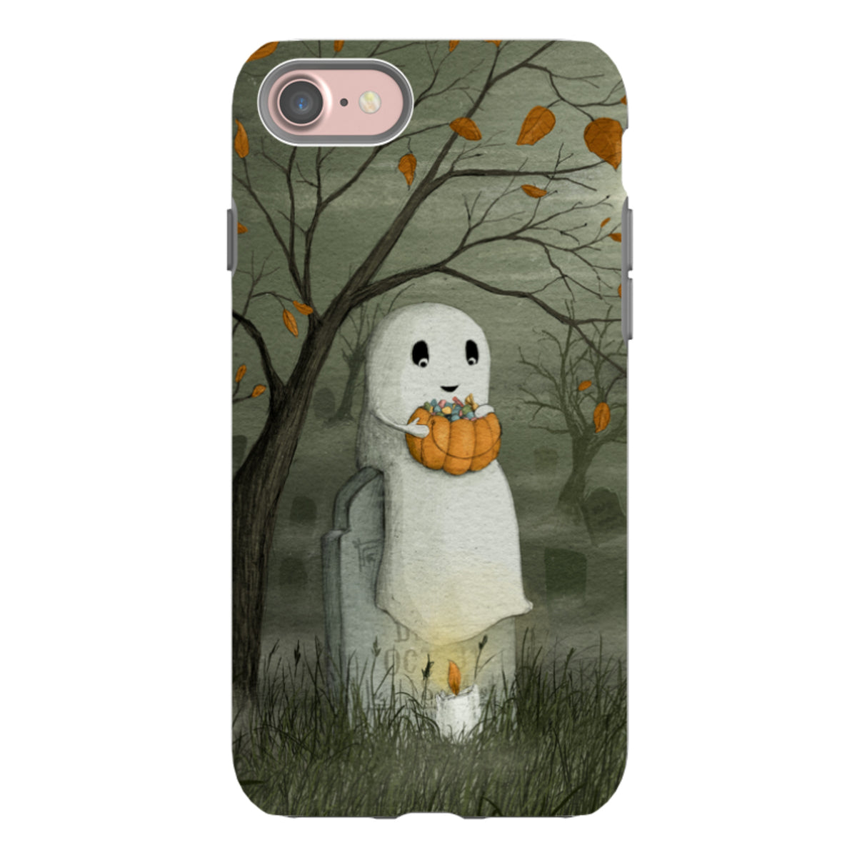 iPhone Tough Case - Halloween Ghost By Maja Lindberg