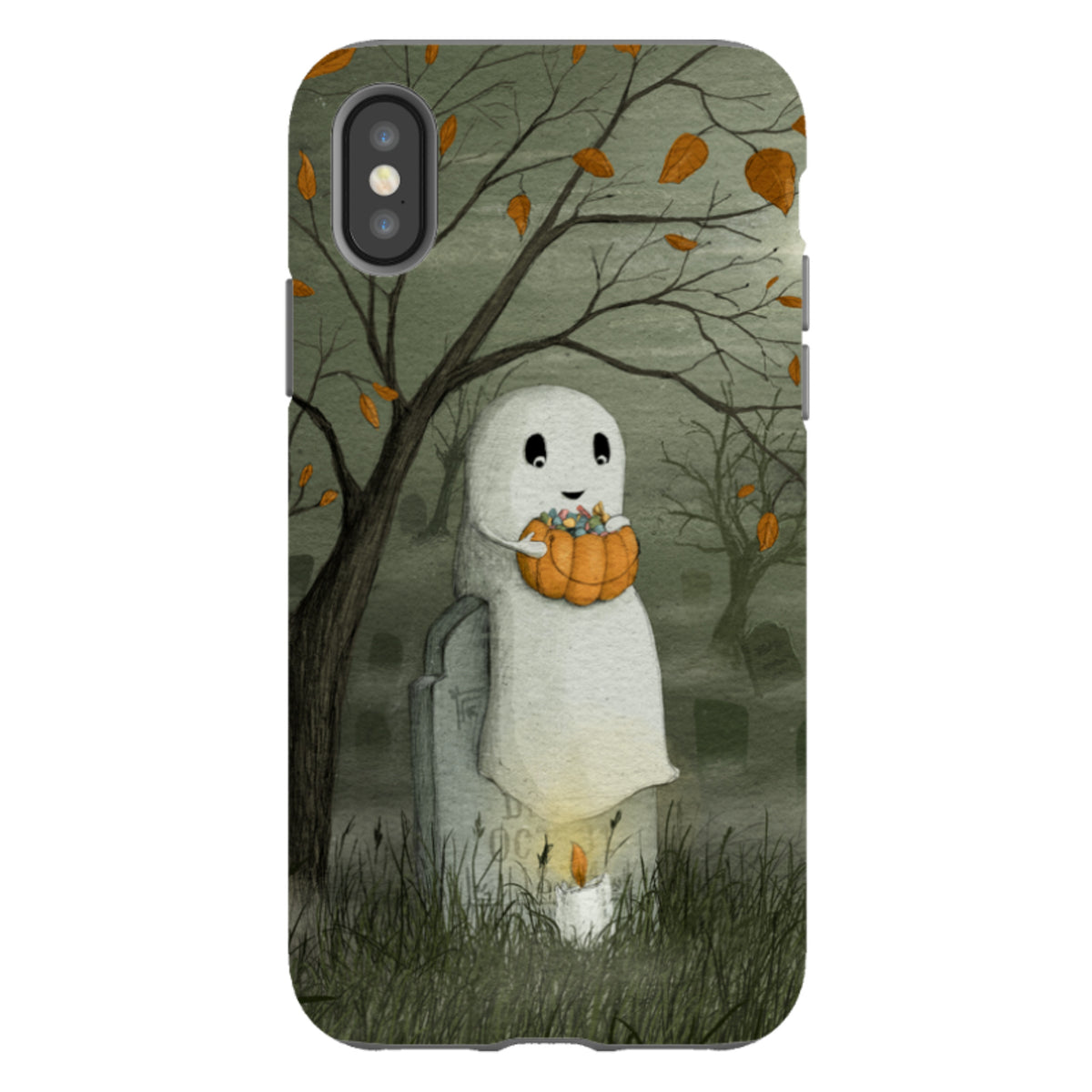 iPhone Tough Case - Halloween Ghost By Maja Lindberg