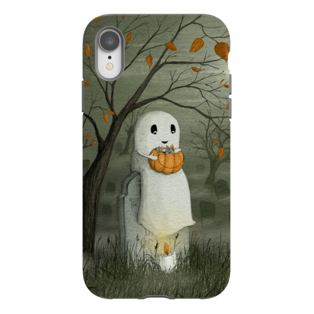 iPhone Tough Case - Halloween Ghost By Maja Lindberg