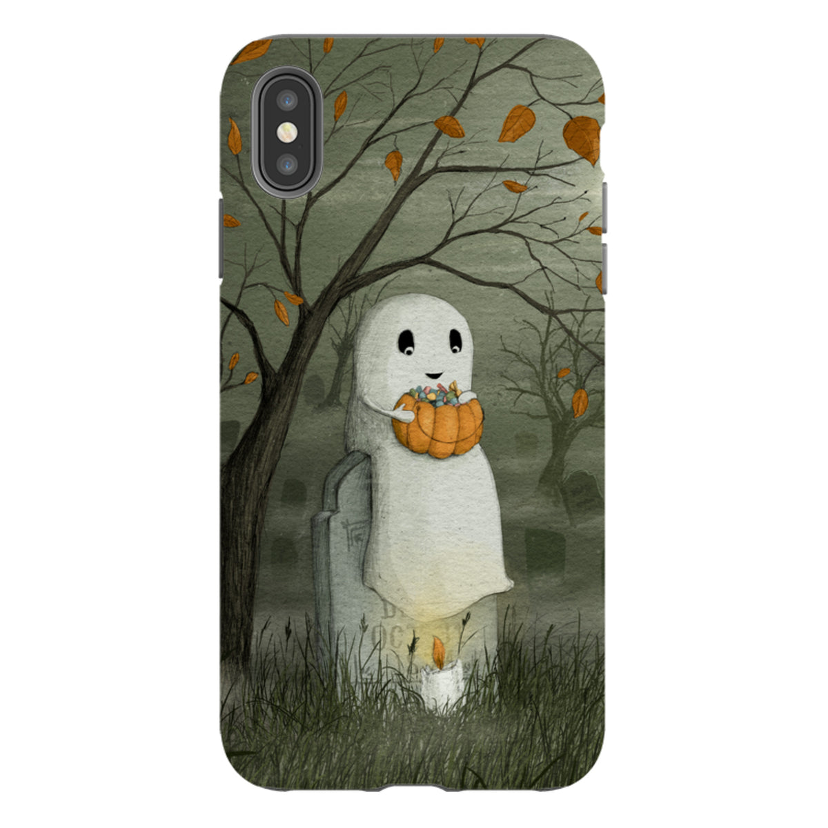 iPhone Tough Case - Halloween Ghost By Maja Lindberg
