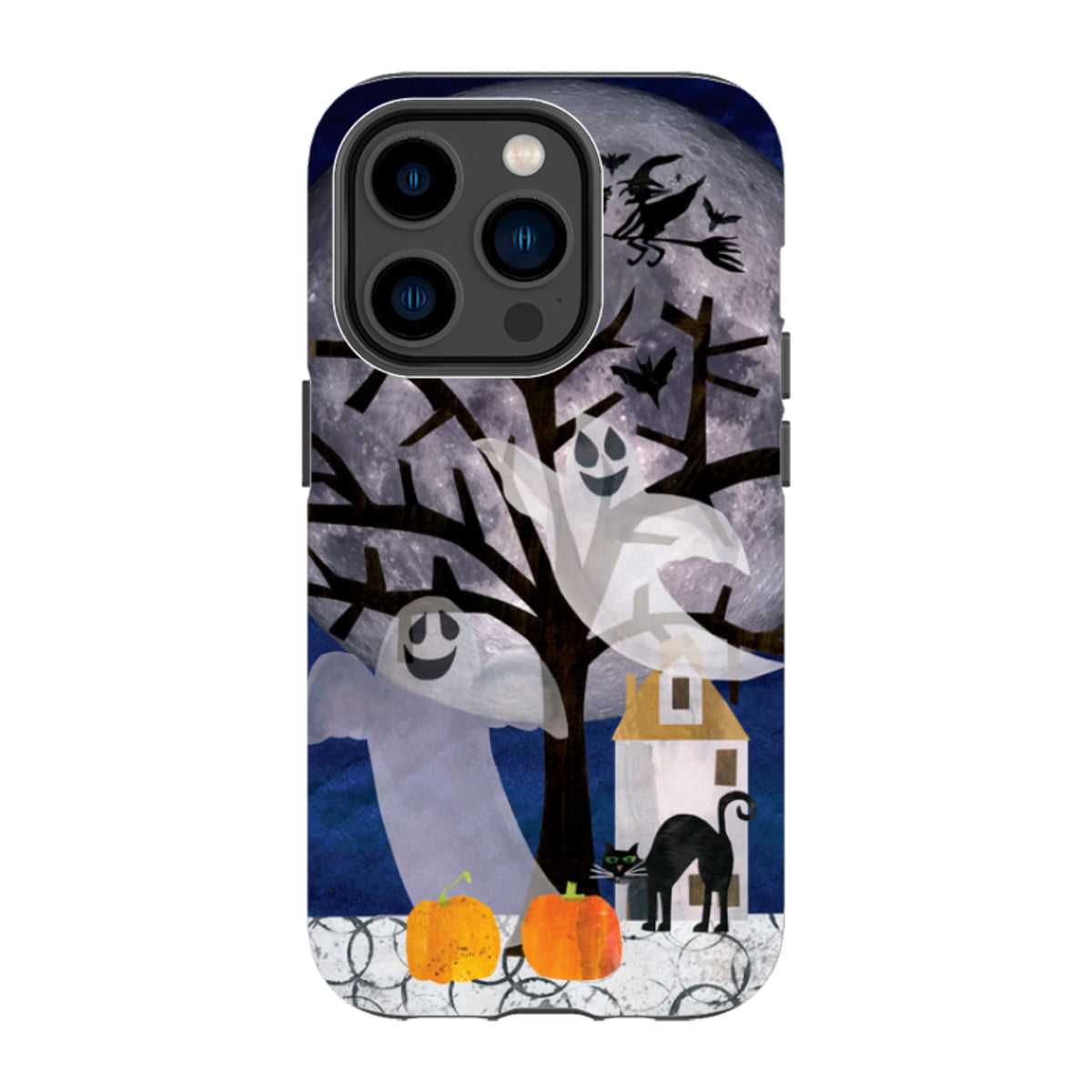 iPhone Tough Case - Halloween Moon By Tracey English