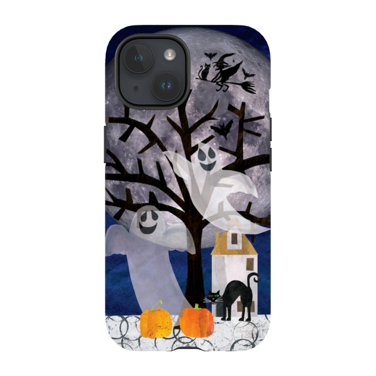 iPhone Tough Case - Halloween Moon By Tracey English
