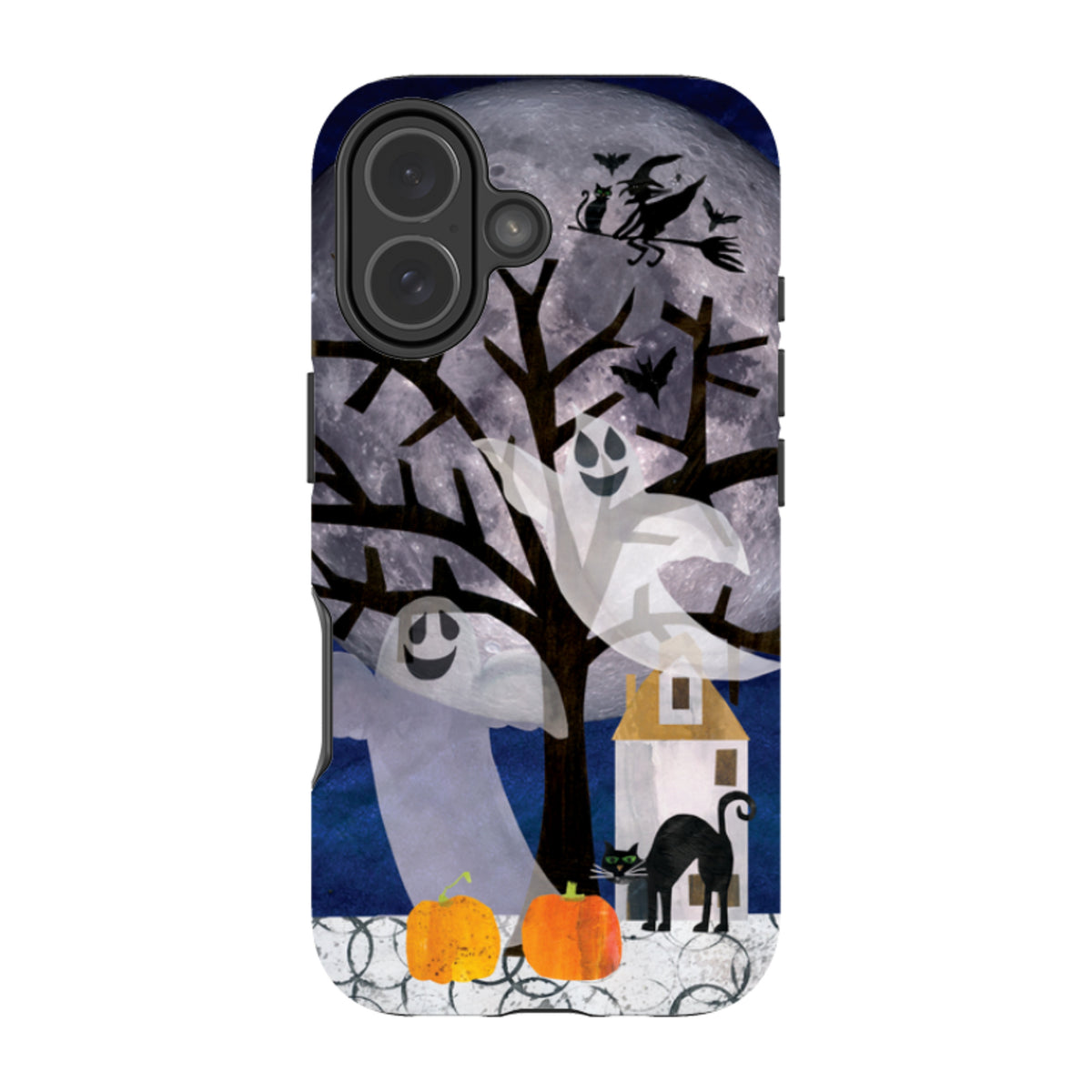 iPhone Tough Case - Halloween Moon By Tracey English