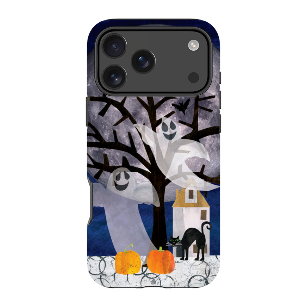 iPhone Tough Case - Halloween Moon By Tracey English