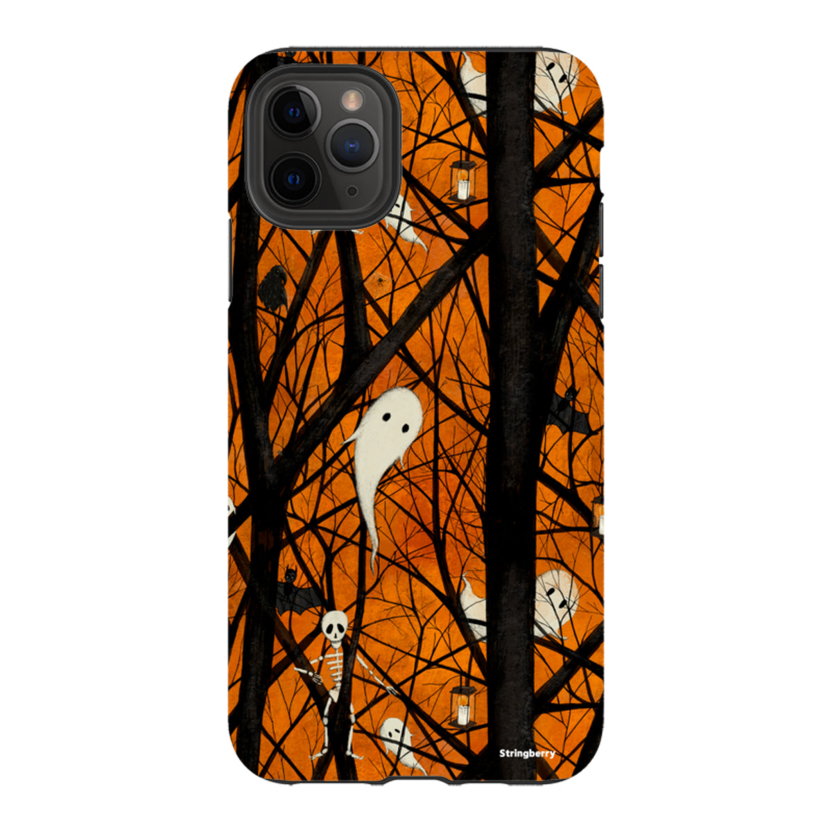 iPhone Tough Case - Halloween Pattern By Maja Lindberg