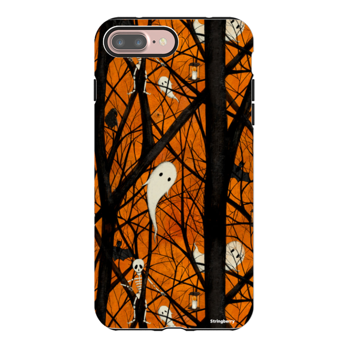 iPhone Tough Case - Halloween Pattern By Maja Lindberg