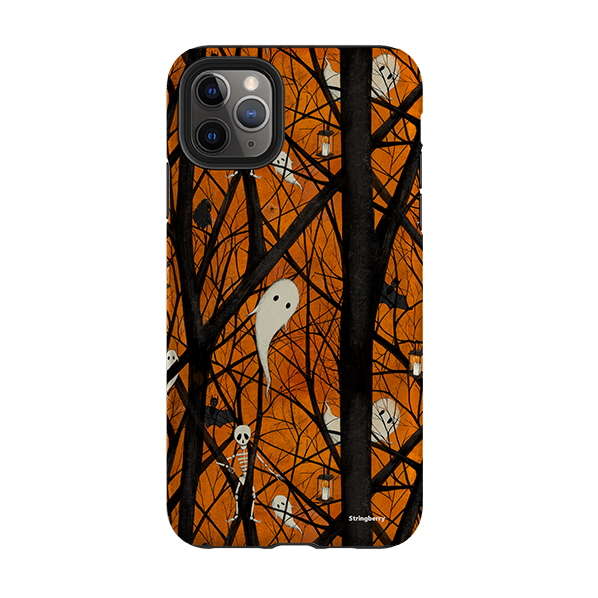 iPhone Tough Case - Halloween Pattern By Maja Lindberg