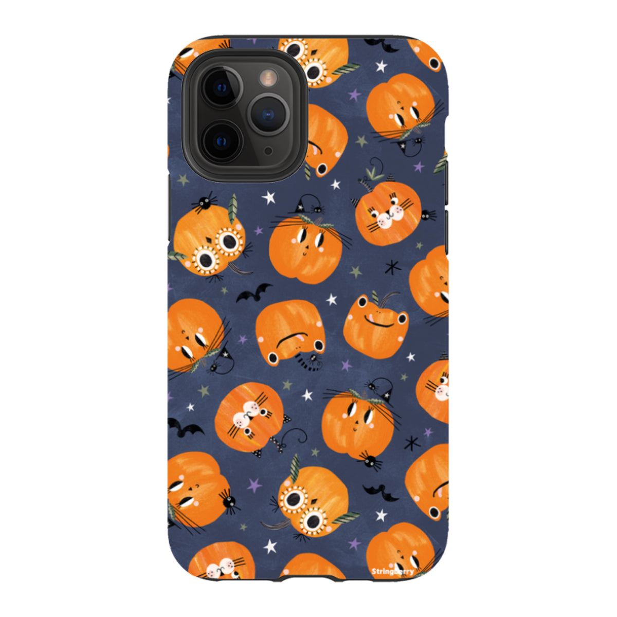 iPhone Tough Case - Halloween Pumpkin Dark By Ali Brookes
