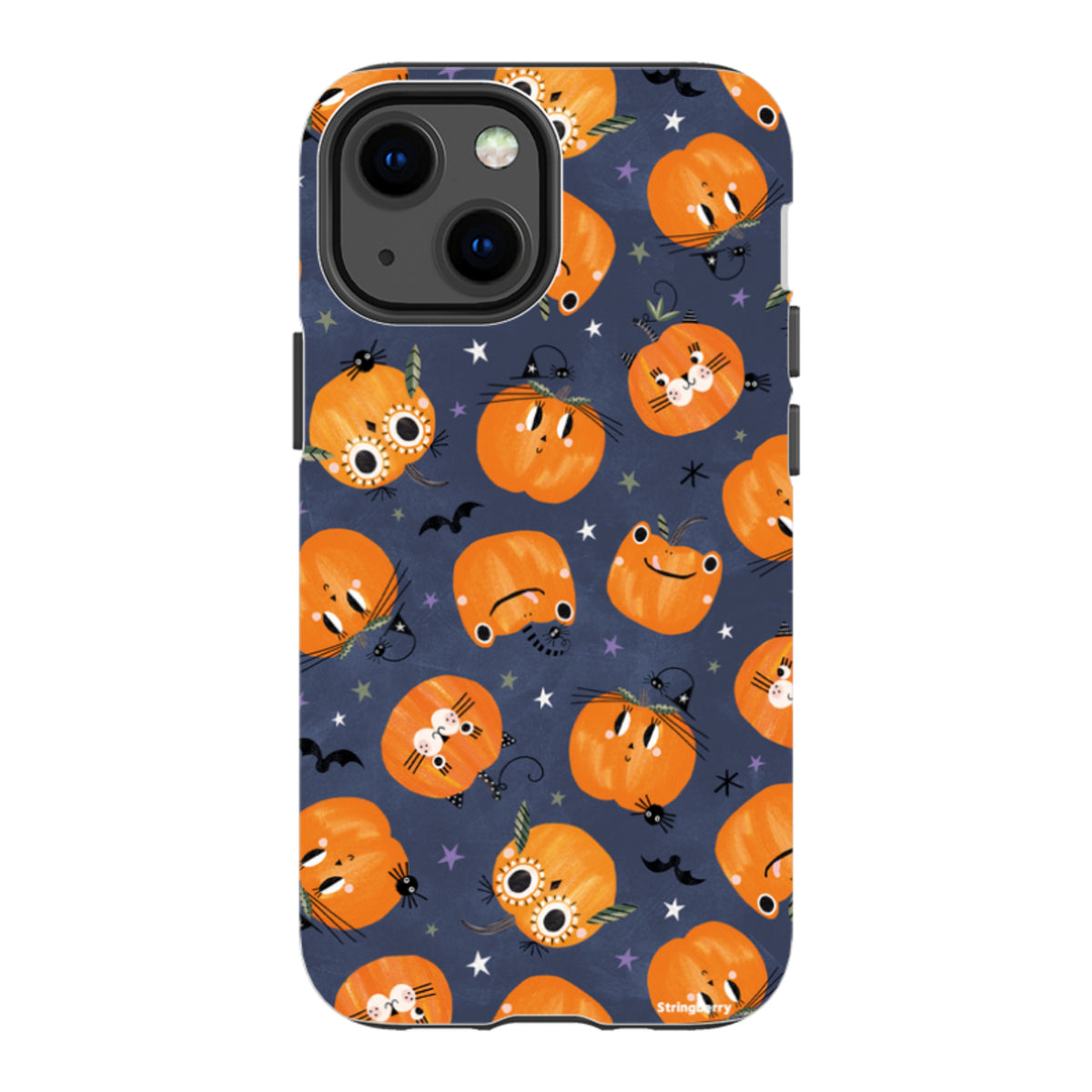 iPhone Tough Case - Halloween Pumpkin Dark By Ali Brookes