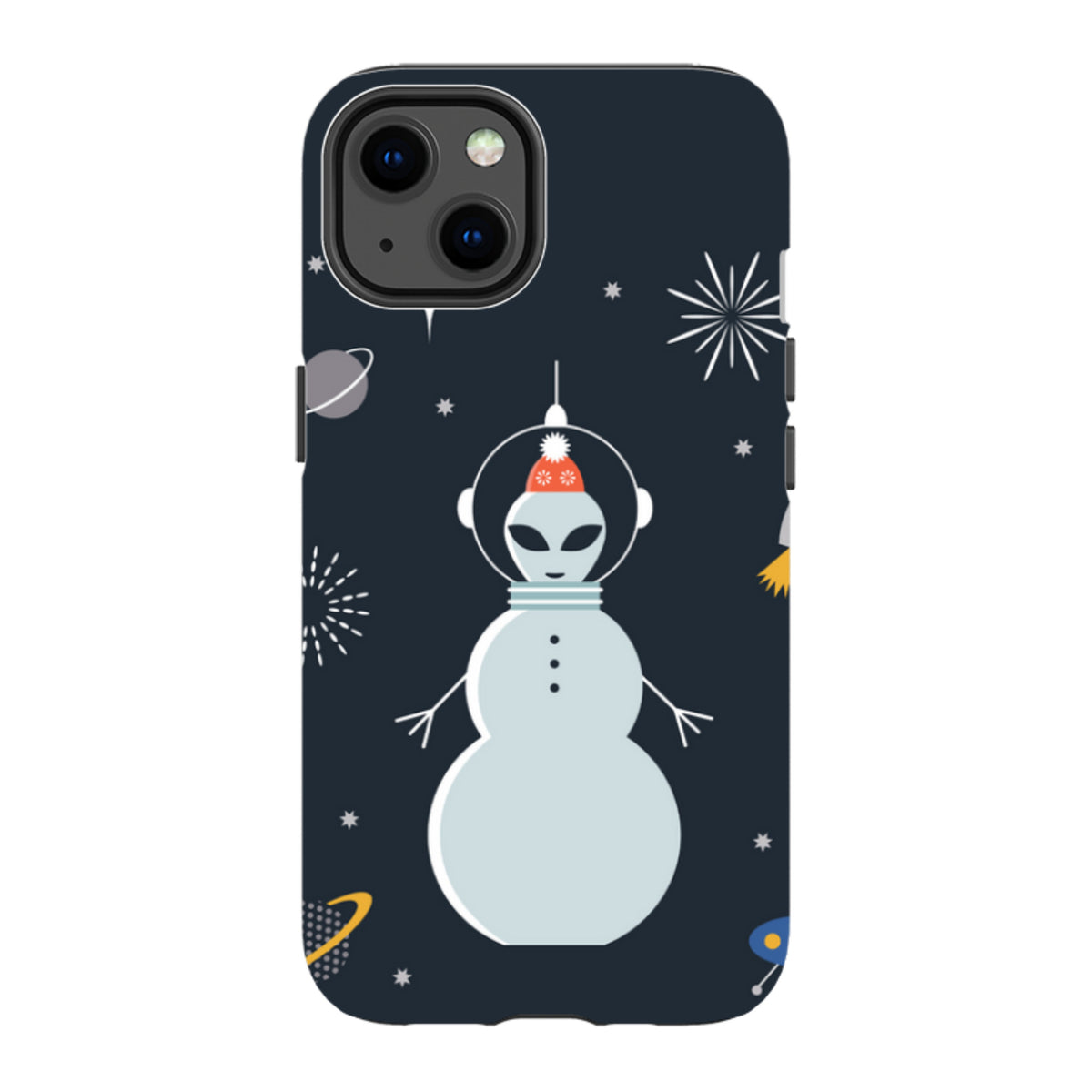 iPhone Schutzhülle Robust - Fröhliches Alien