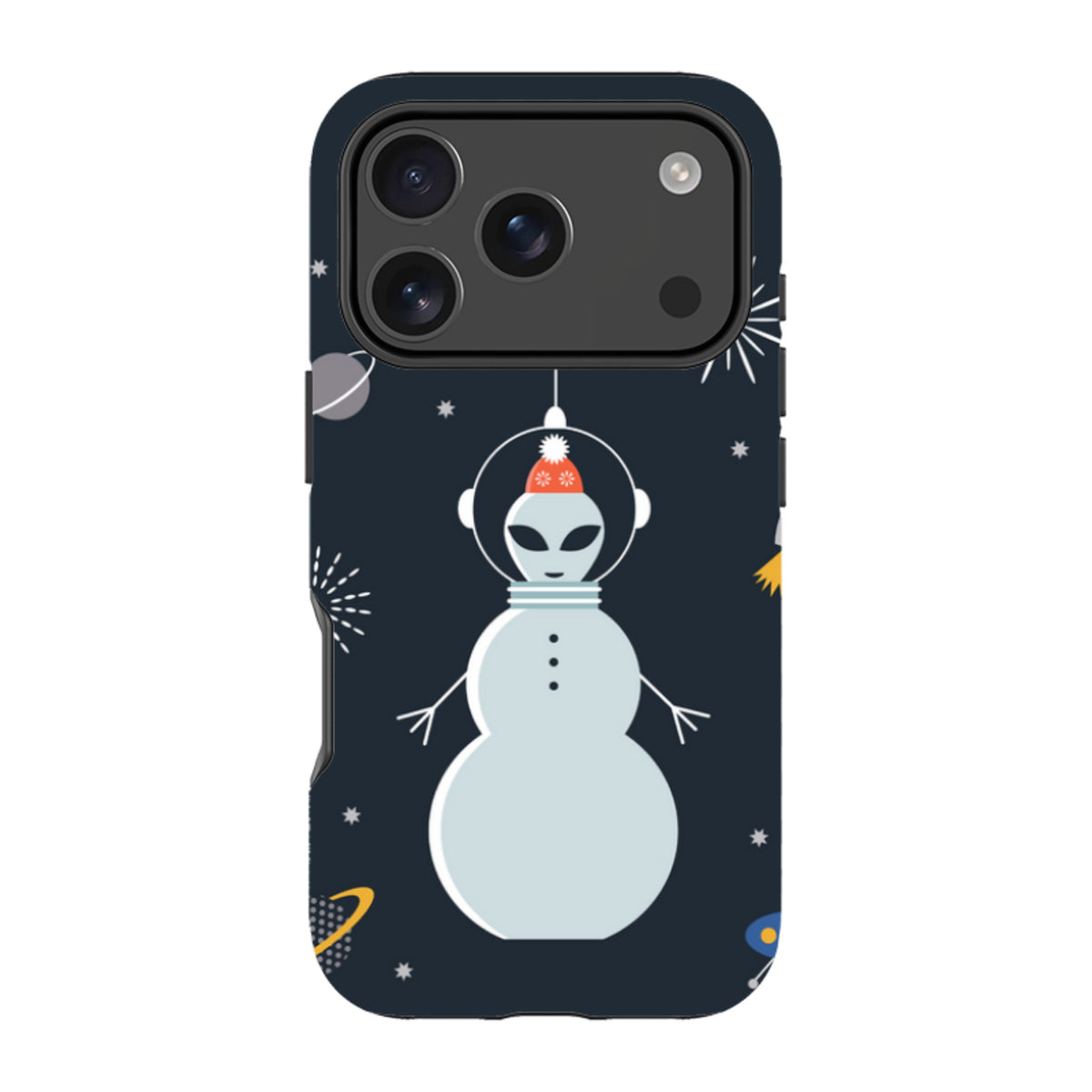 iPhone Schutzhülle Robust - Fröhliches Alien
