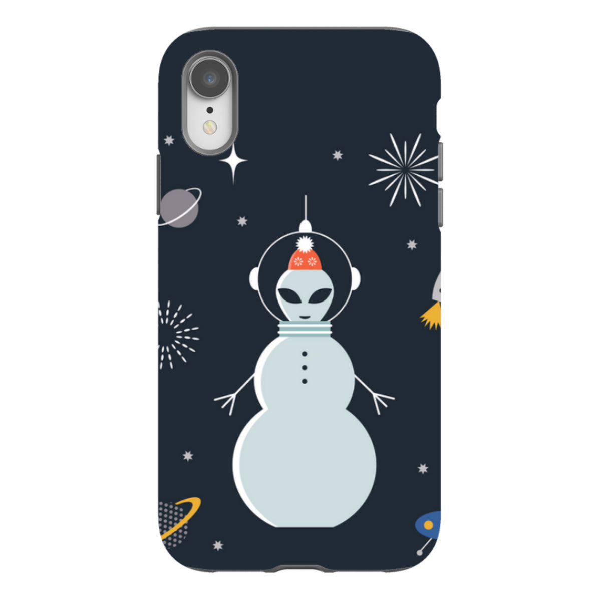 iPhone Schutzhülle Robust - Fröhliches Alien
