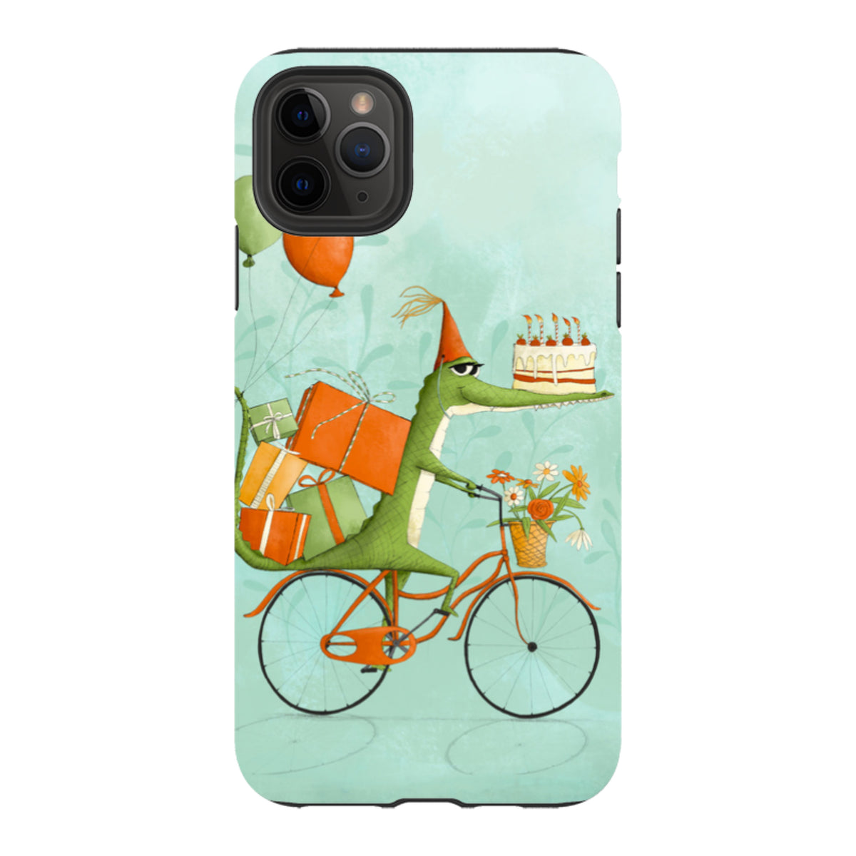 iPhone Tough Case - Happy Croc By Maja Lindberg