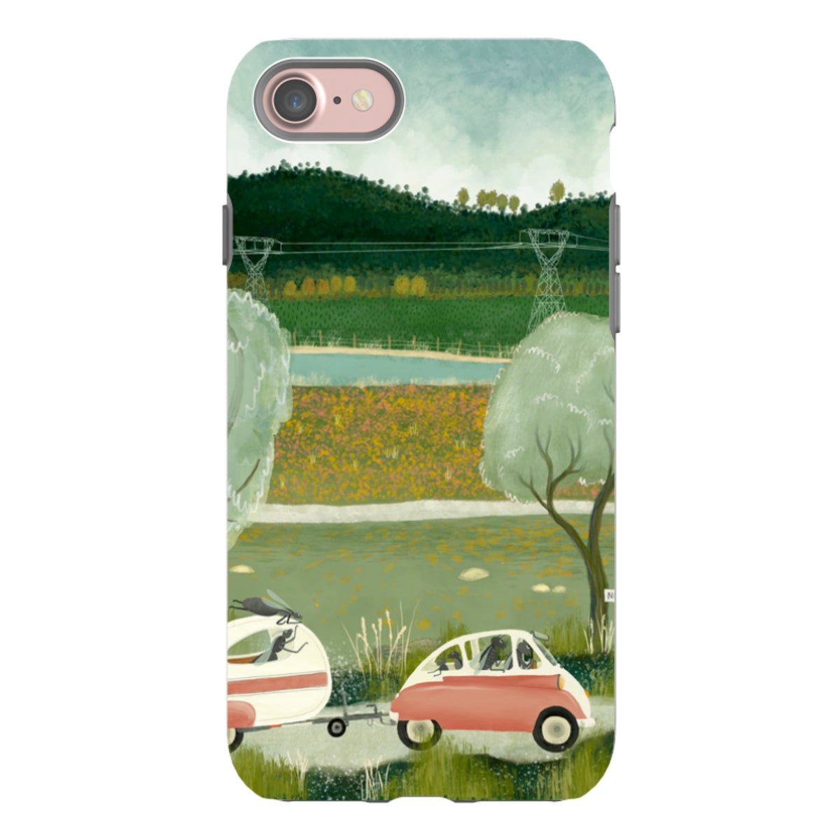 iPhone Tough Case – Frohe Feiertage-1 von Katherine Quinn