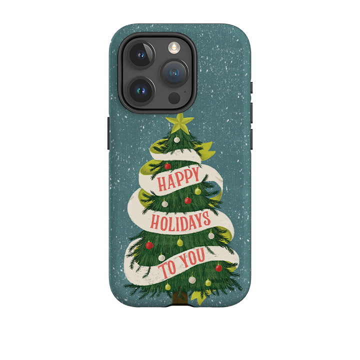 iPhone Tough Case - Happy Holidays By Abby Jacobs