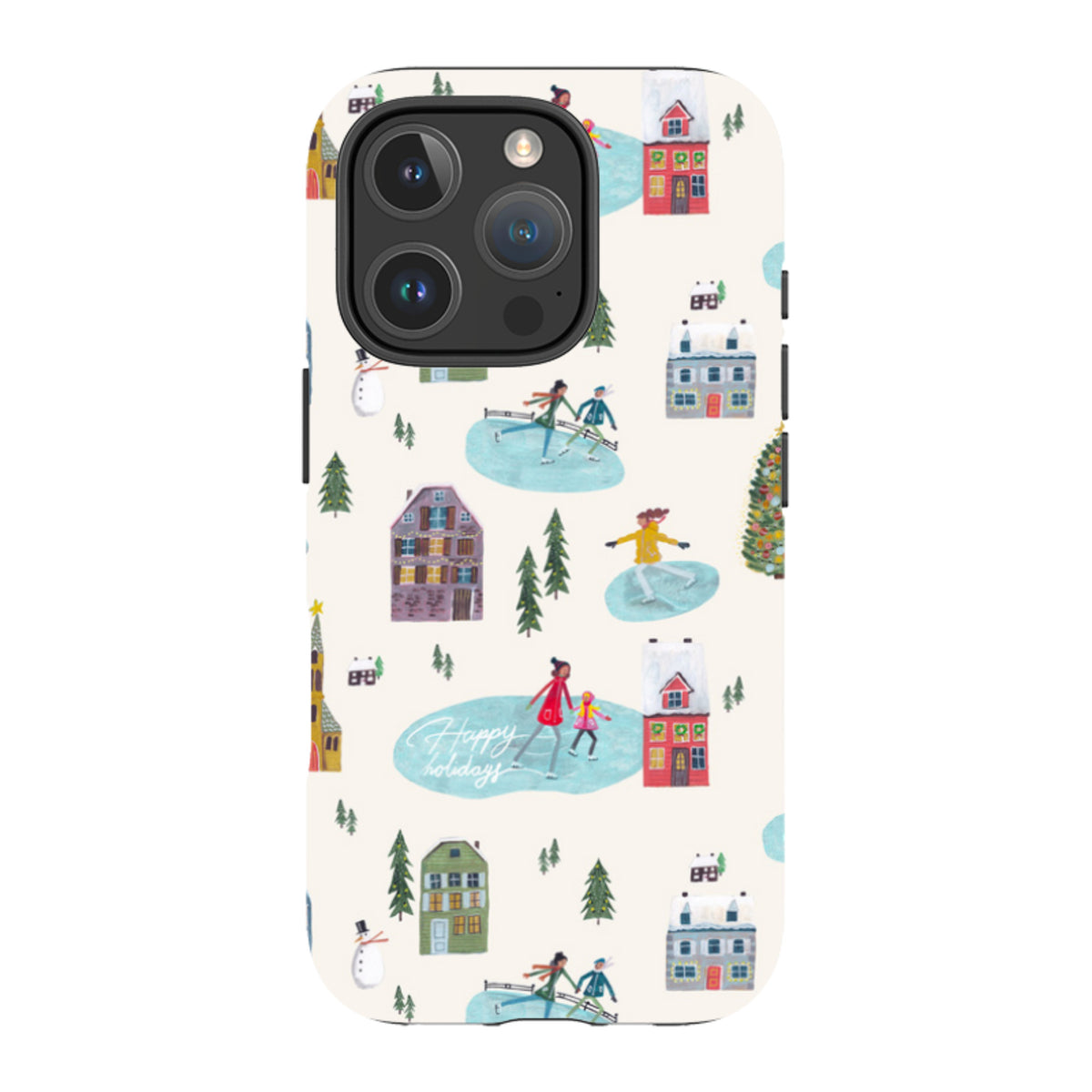 iPhone Tough Case - Happy Holidays By Caroline Bonne Muller