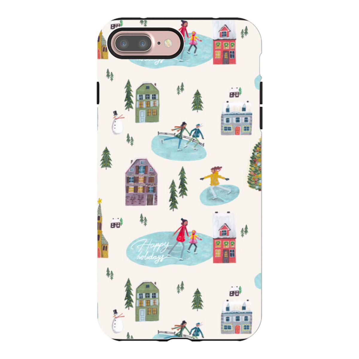 iPhone Tough Case - Happy Holidays By Caroline Bonne Muller