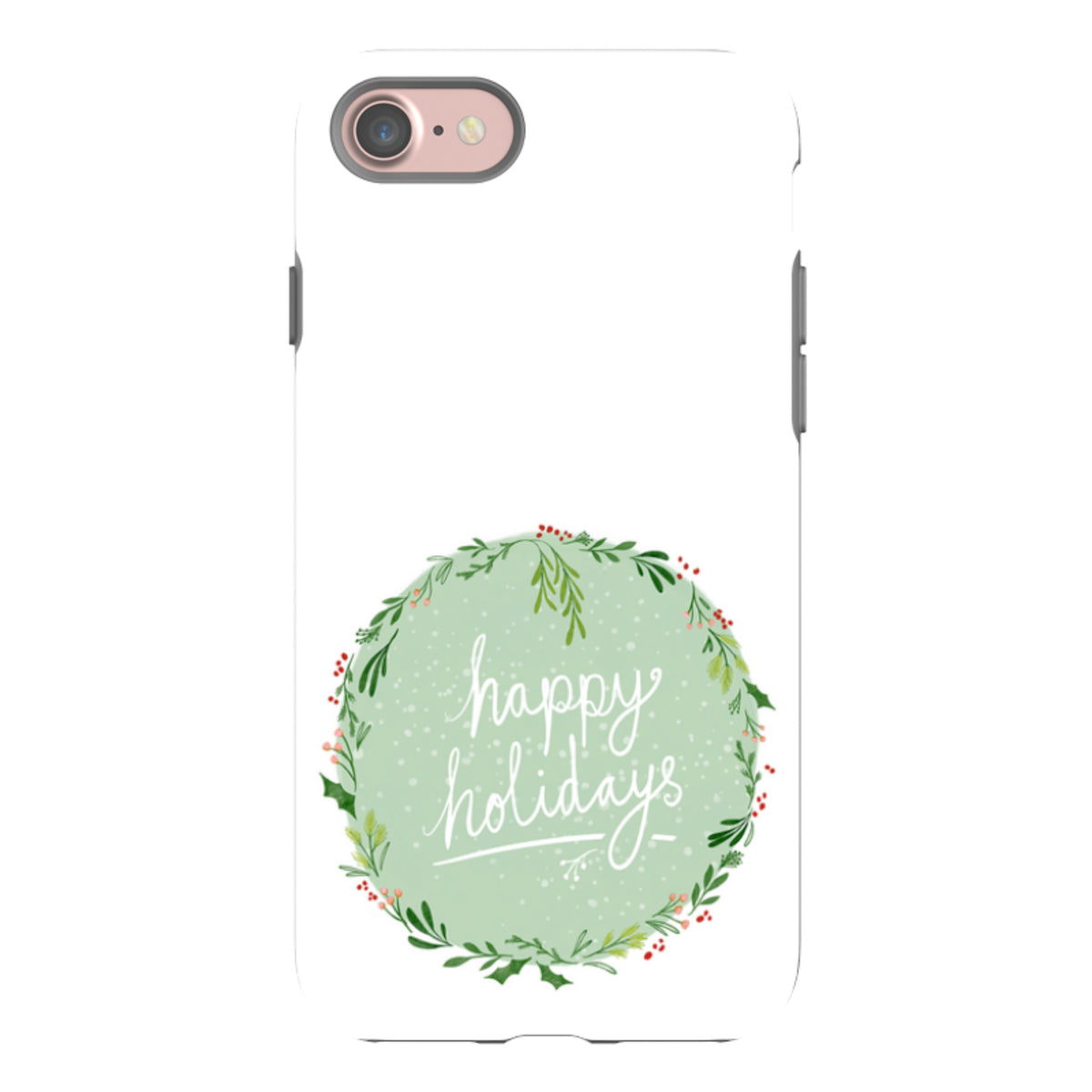 iPhone Tough Case - Happy Holidays By Katherine Quinn