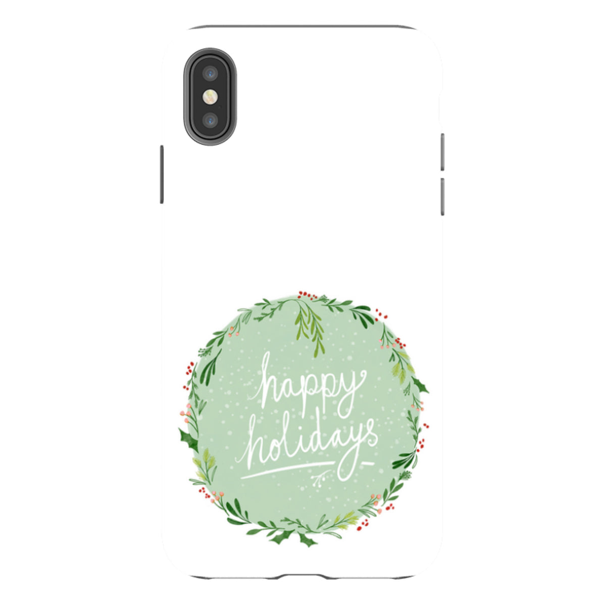 iPhone Tough Case - Happy Holidays By Katherine Quinn