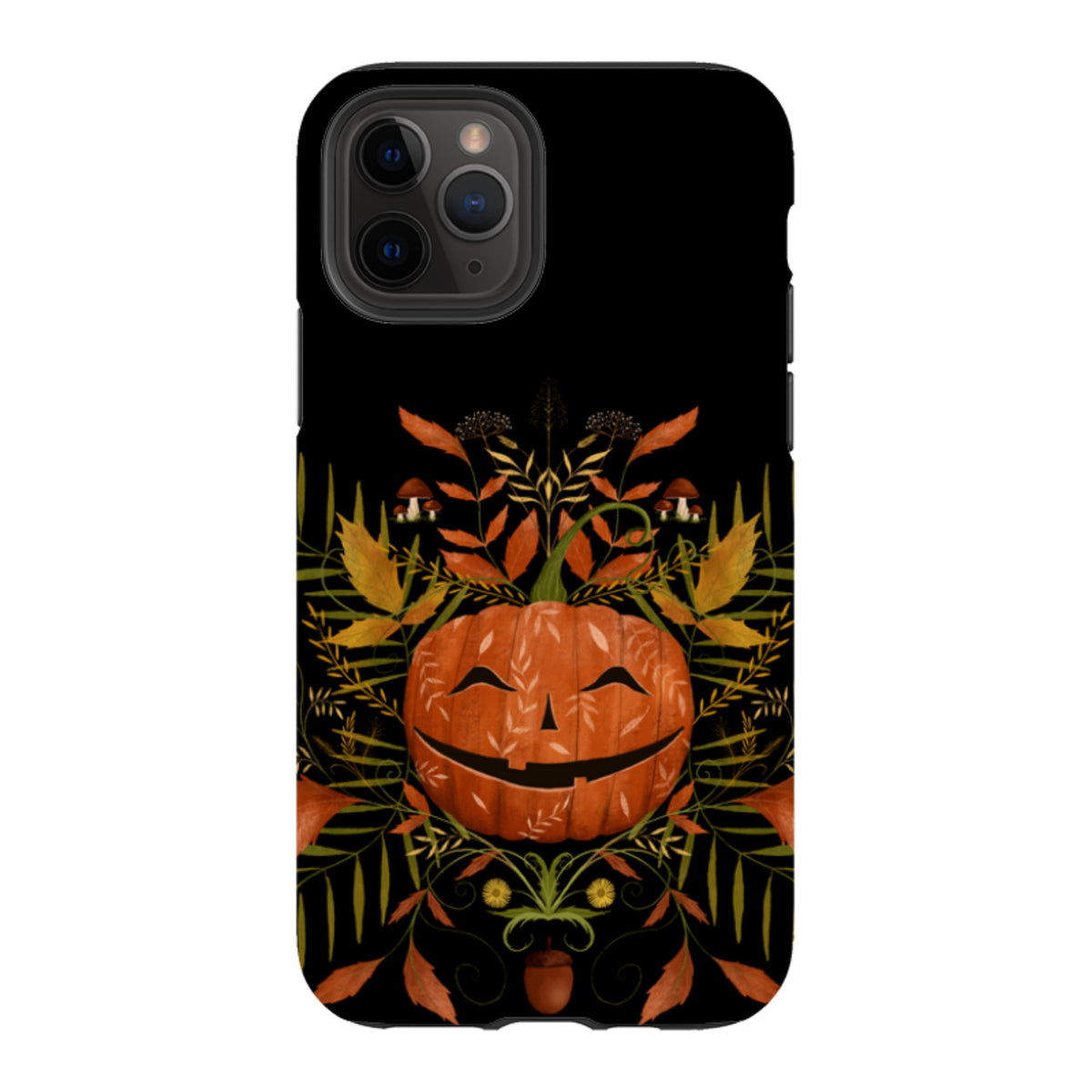 iPhone Tough Case - Happy Pumpkin By Maja Lindberg