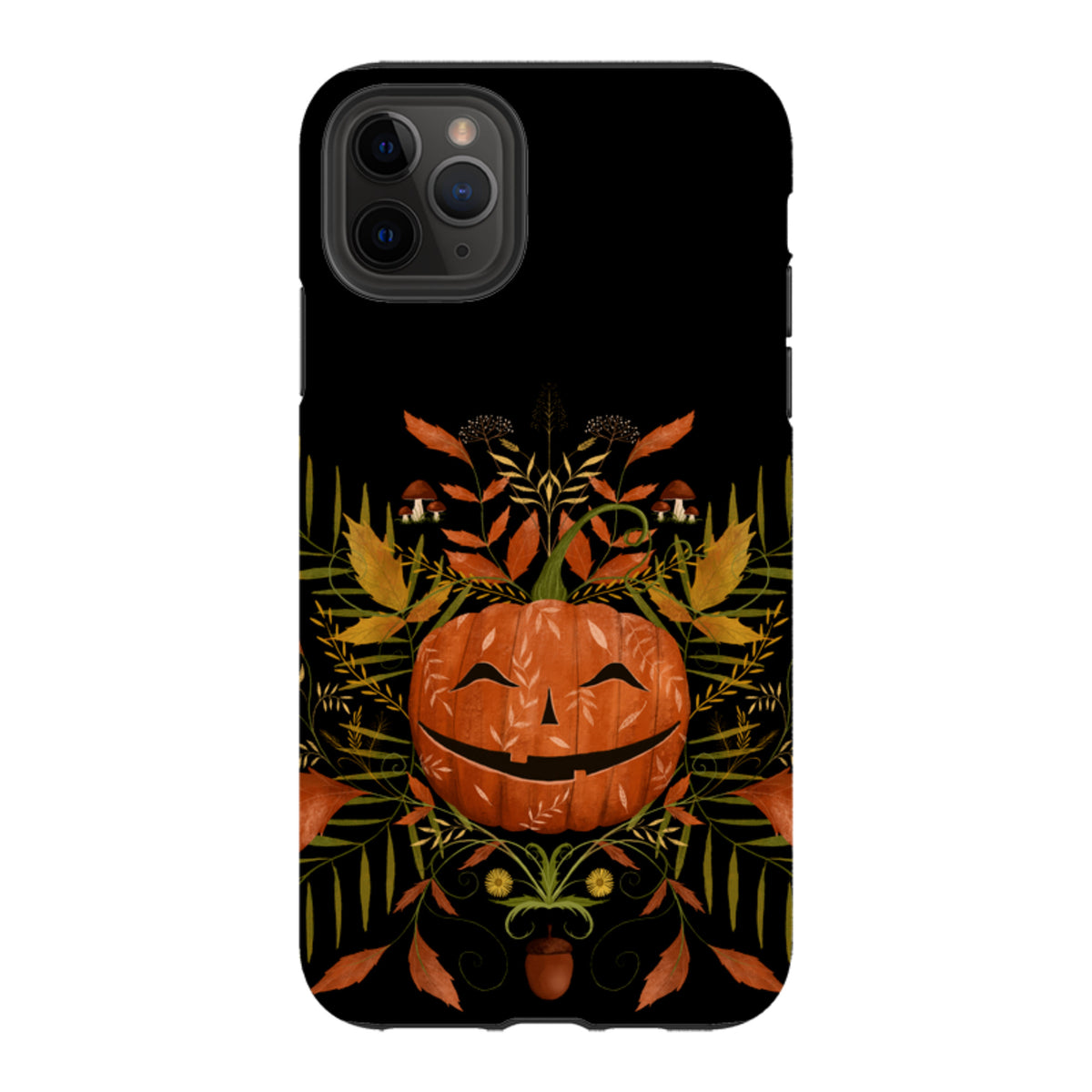 iPhone Tough Case - Happy Pumpkin By Maja Lindberg