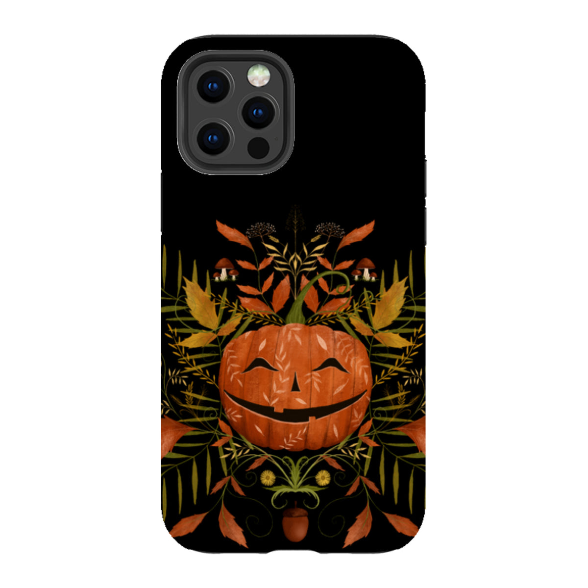 iPhone Tough Case - Happy Pumpkin By Maja Lindberg