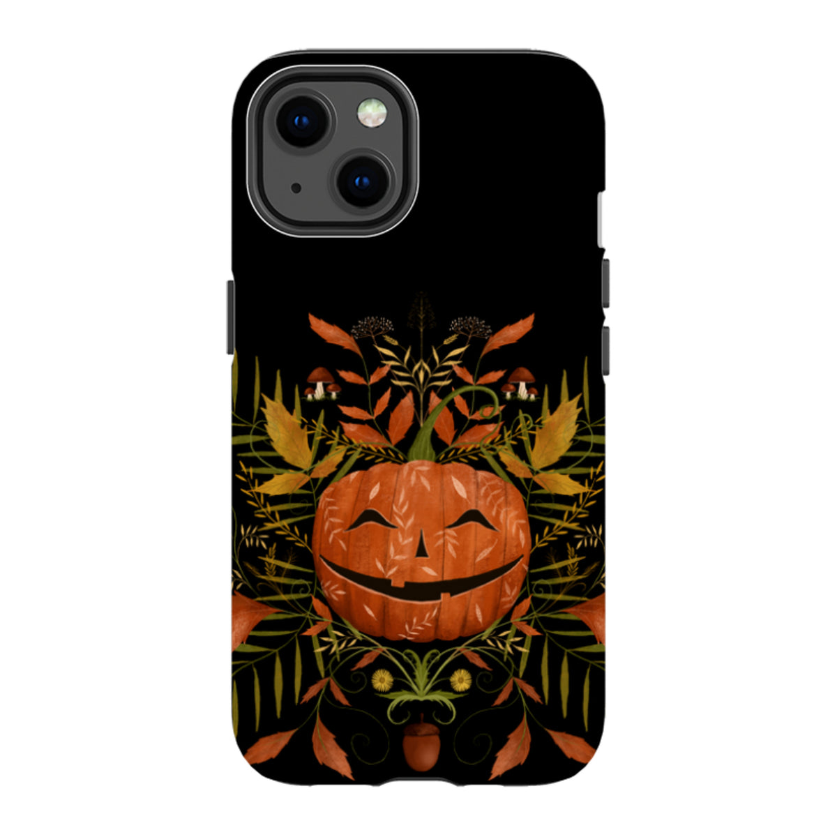 iPhone Tough Case - Happy Pumpkin By Maja Lindberg