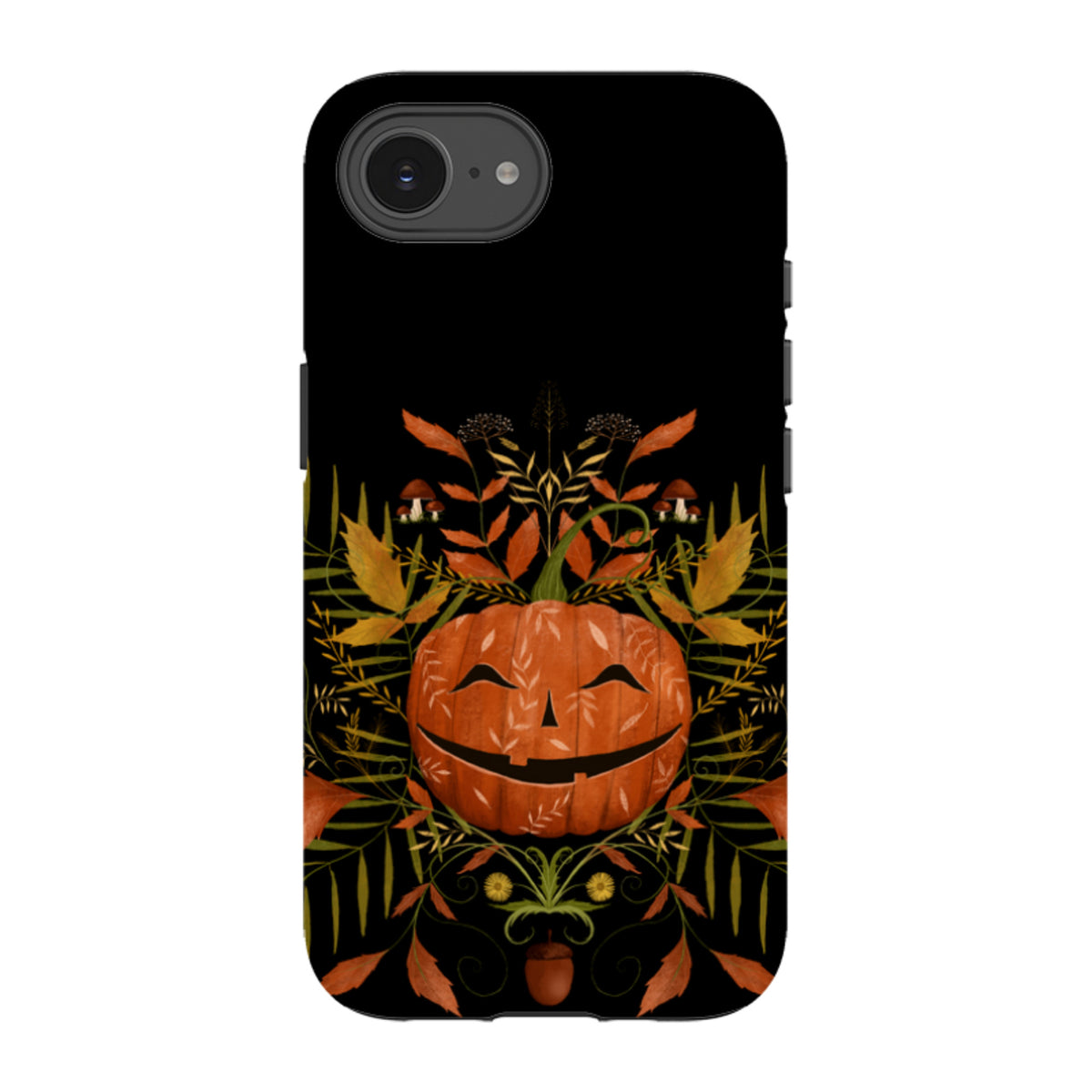 iPhone Tough Case - Happy Pumpkin By Maja Lindberg