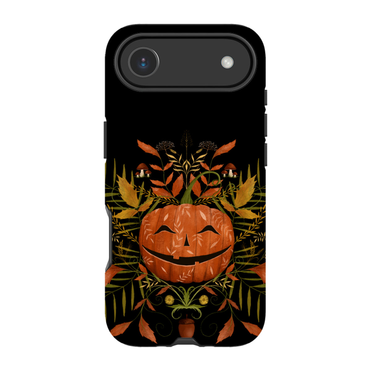 iPhone Tough Case - Happy Pumpkin By Maja Lindberg