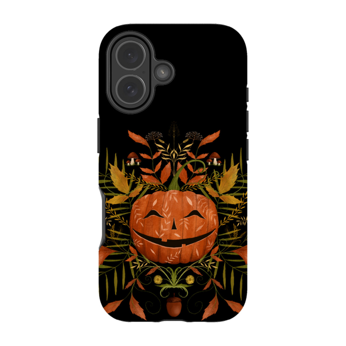 iPhone Tough Case - Happy Pumpkin By Maja Lindberg