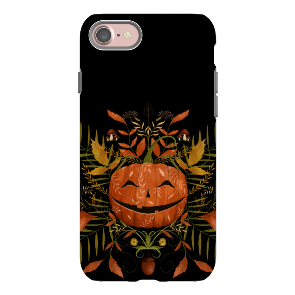 iPhone Tough Case - Happy Pumpkin By Maja Lindberg