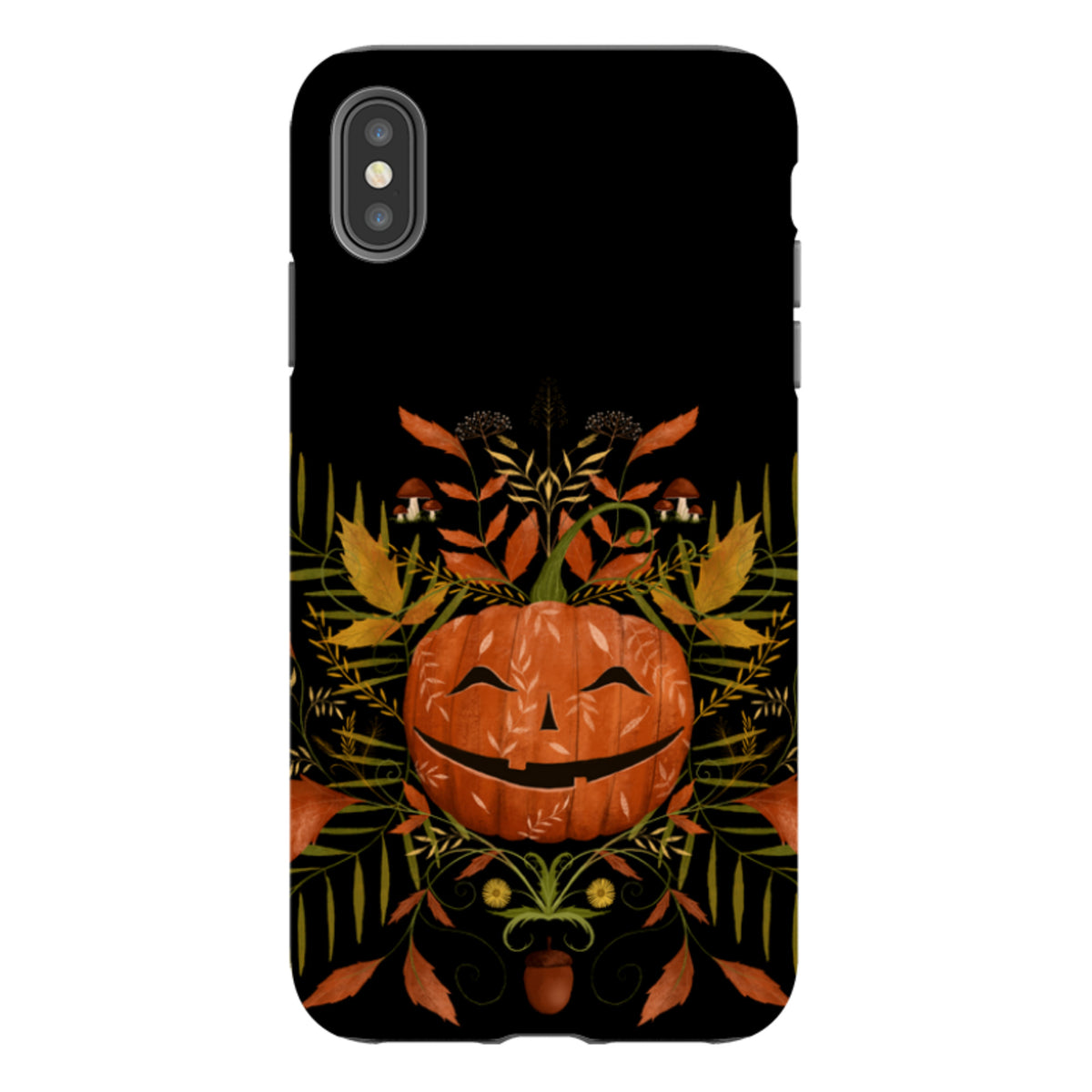 iPhone Tough Case - Happy Pumpkin By Maja Lindberg