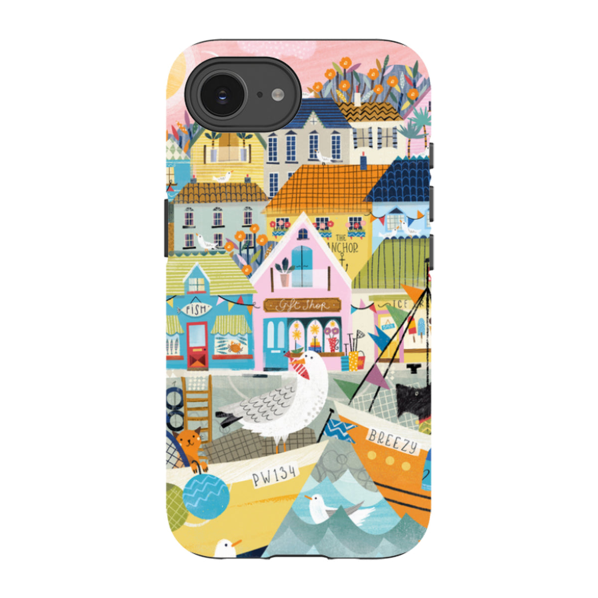 iPhone Tough Case - Harbour 1 By Ali Brookes