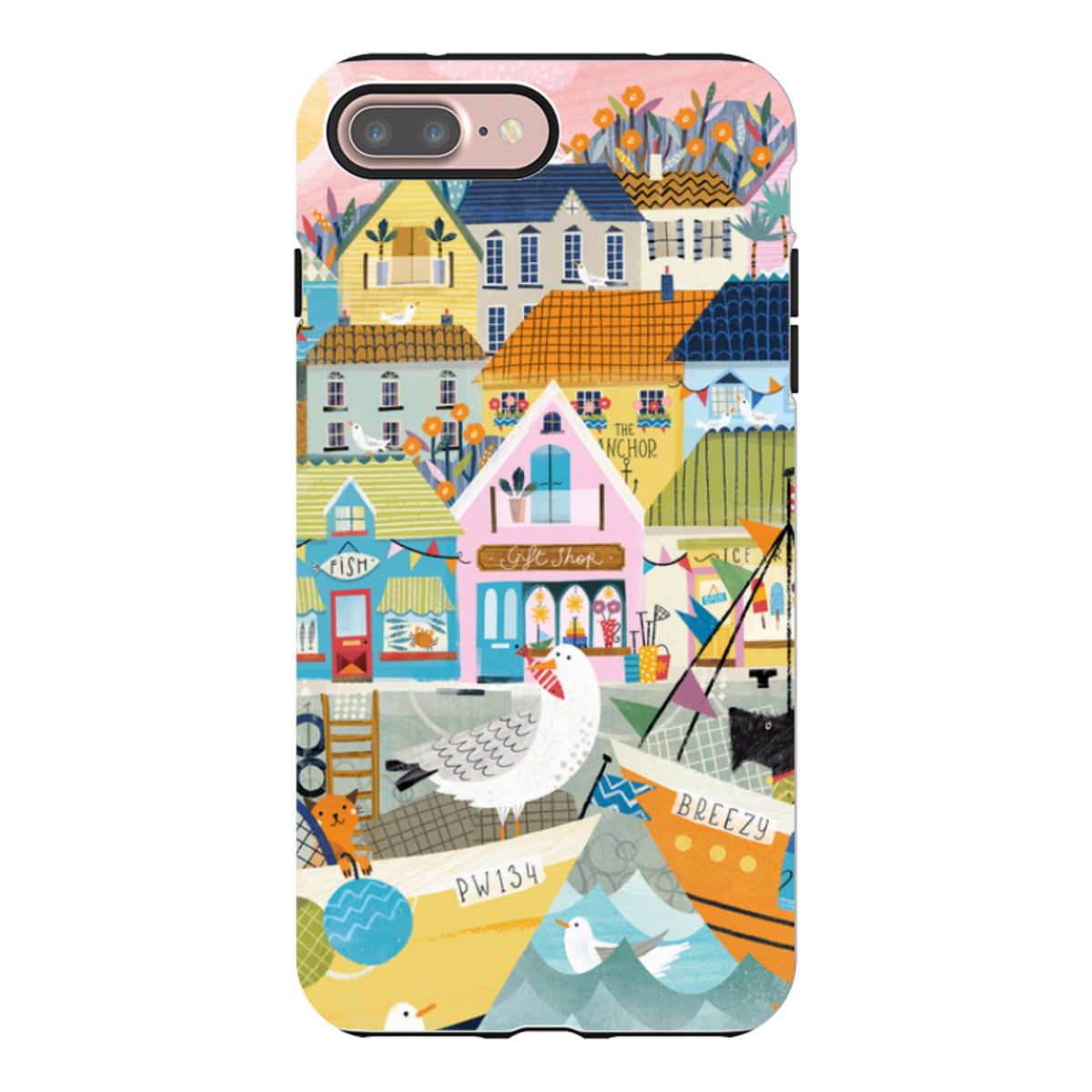 iPhone Tough Case - Harbour 1 By Ali Brookes