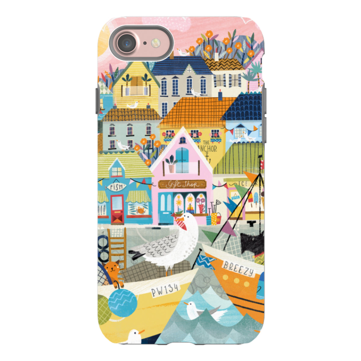 iPhone Tough Case - Harbour 1 By Ali Brookes
