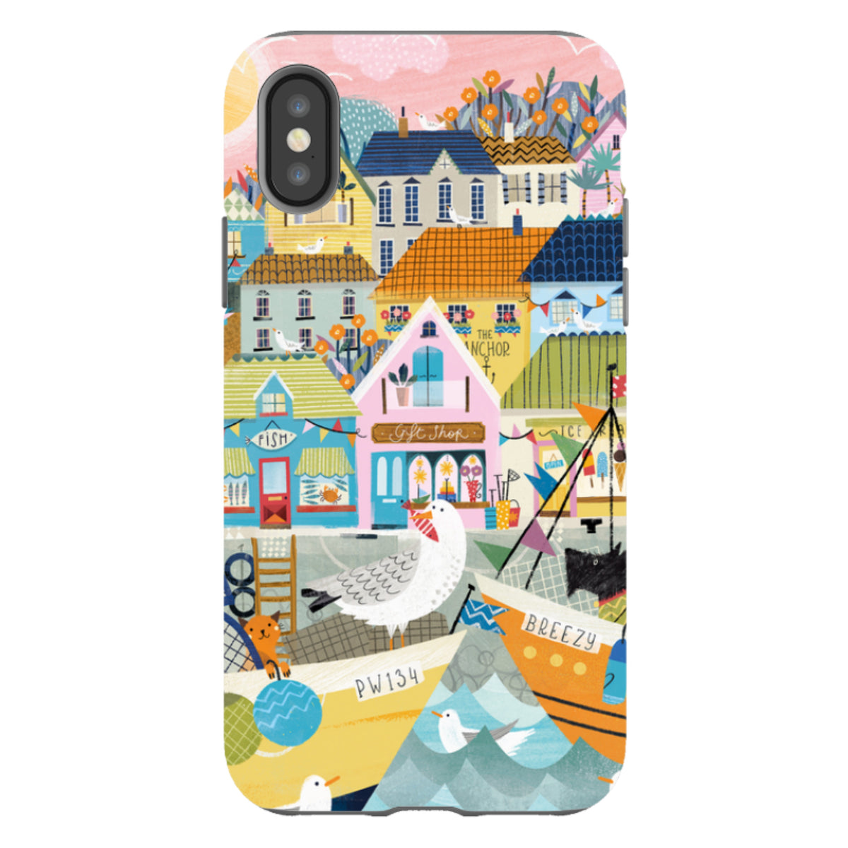 iPhone Tough Case - Harbour 1 By Ali Brookes
