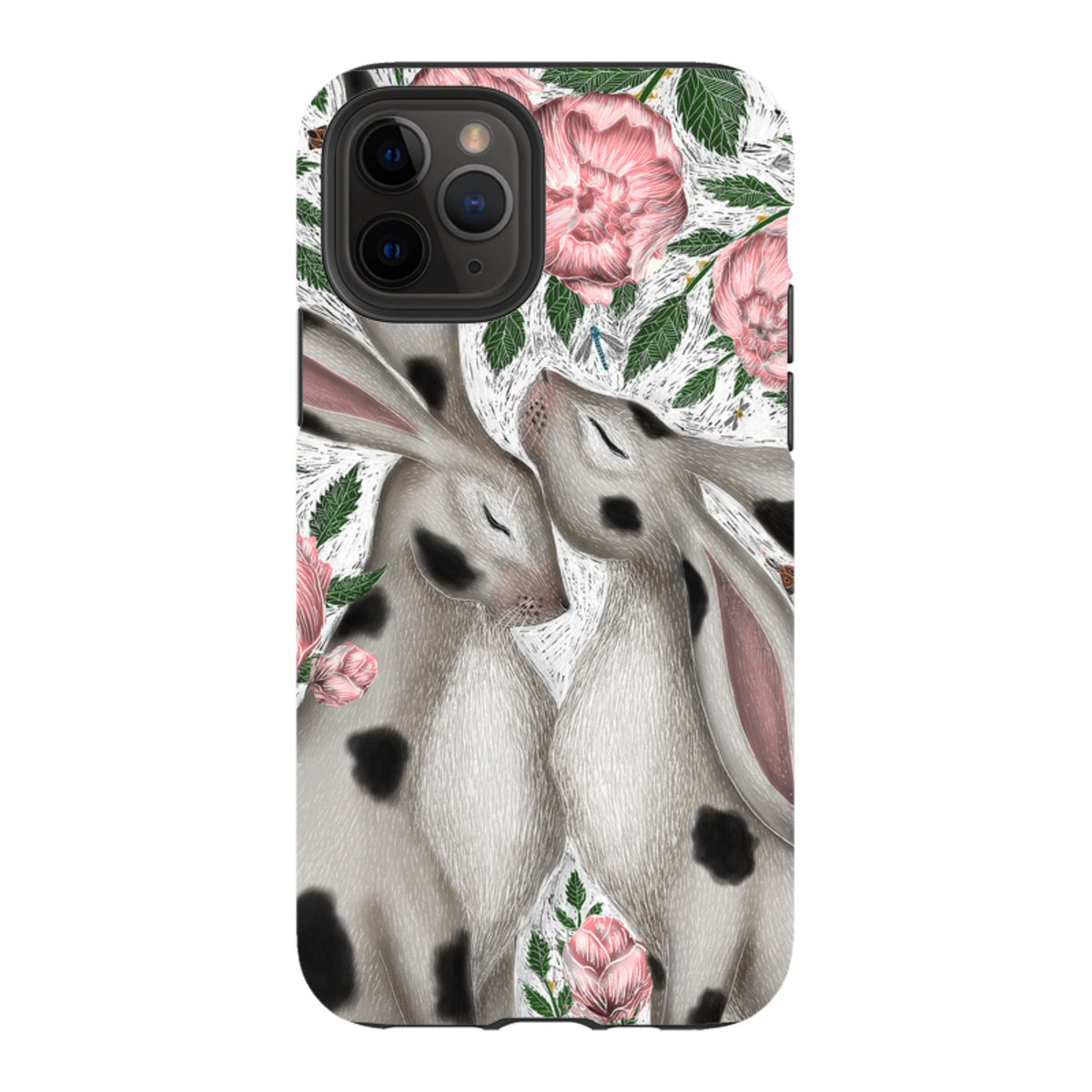 iPhone Tough Case - Hares And Peonies By Catherine Rowe