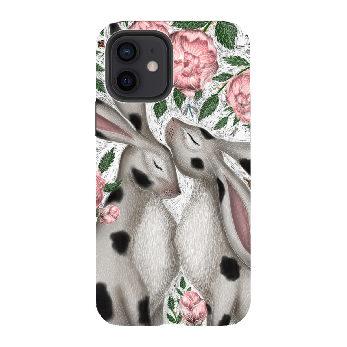 iPhone Tough Case - Hares And Peonies By Catherine Rowe