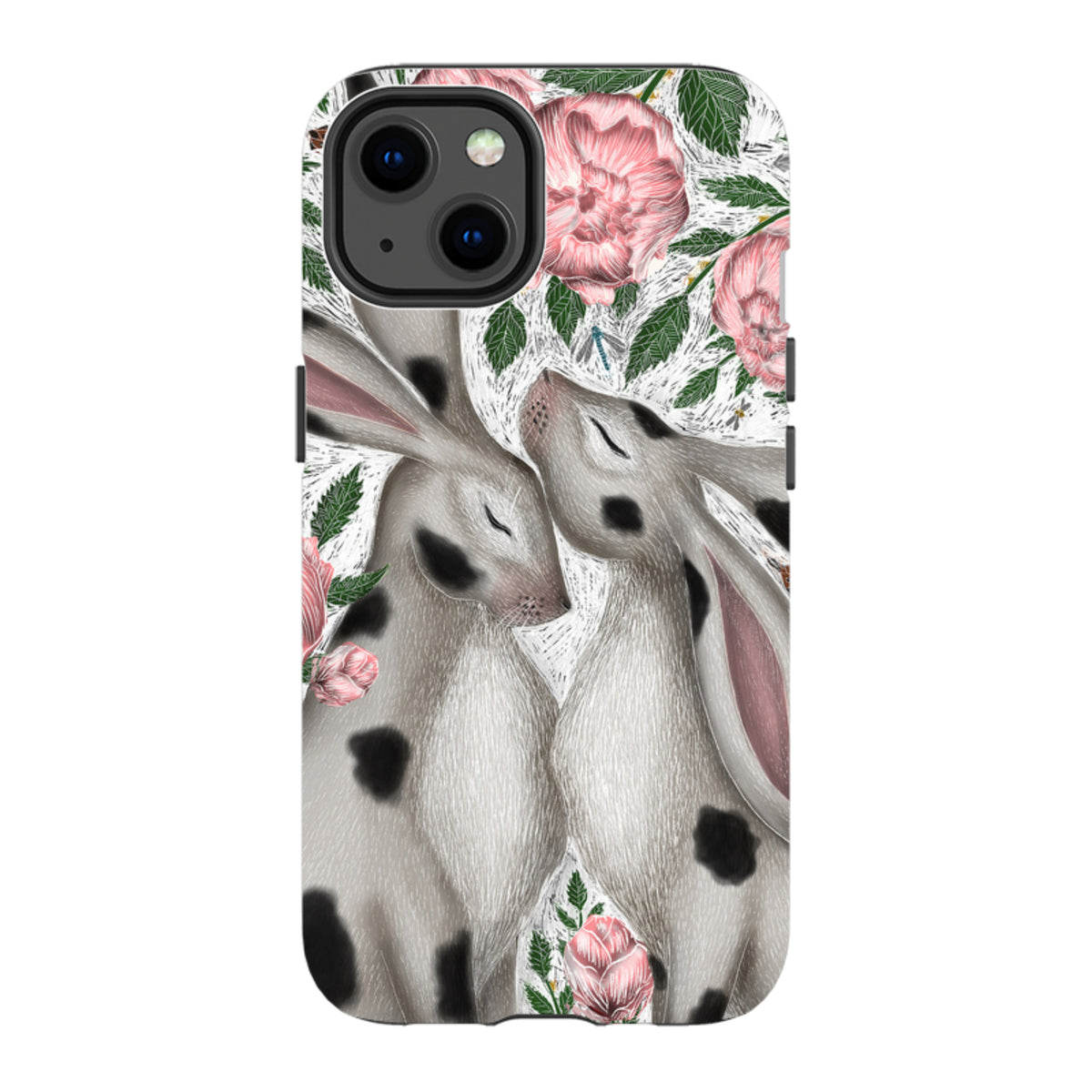 iPhone Tough Case - Hares And Peonies By Catherine Rowe