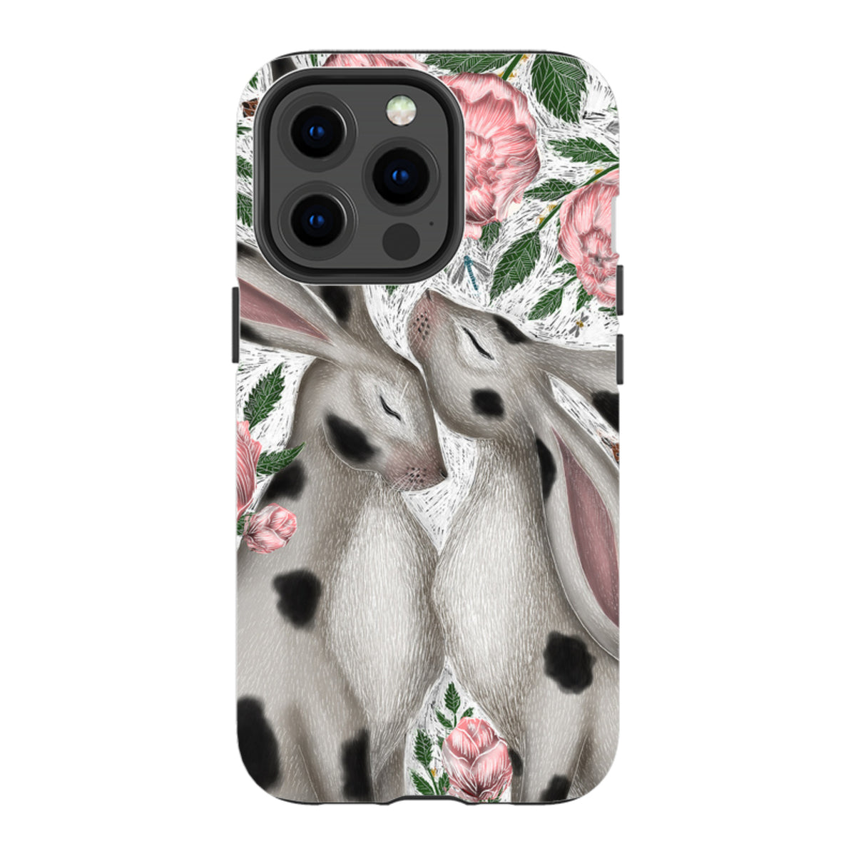 iPhone Tough Case - Hares And Peonies By Catherine Rowe