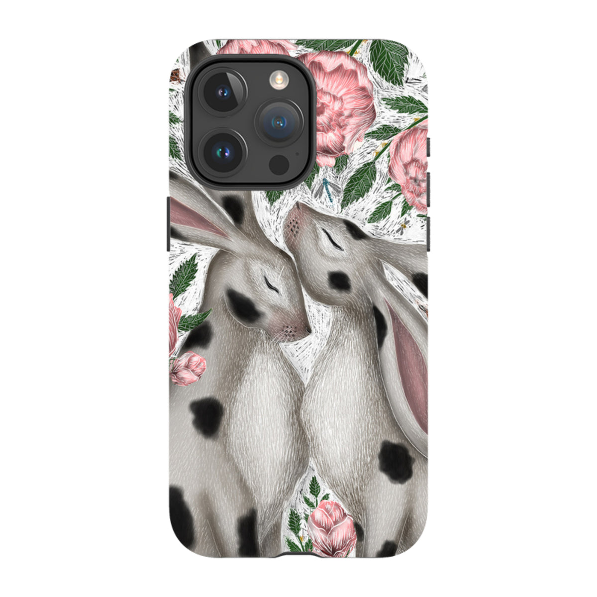 iPhone Tough Case - Hares And Peonies By Catherine Rowe