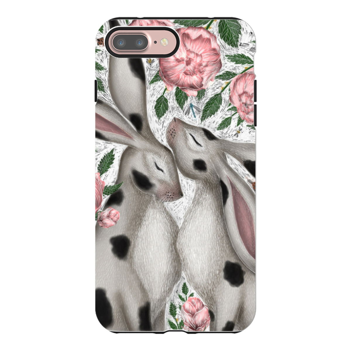 iPhone Tough Case - Hares And Peonies By Catherine Rowe