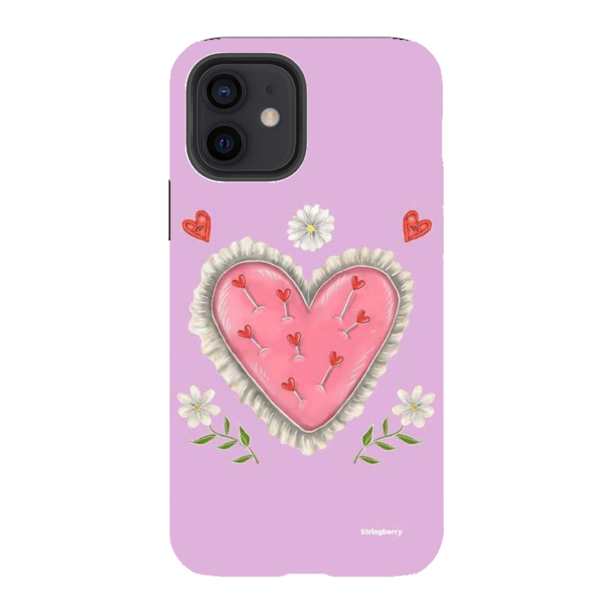 iPhone Tough Case - Heart Pin Cushion By Catherine Rowe
