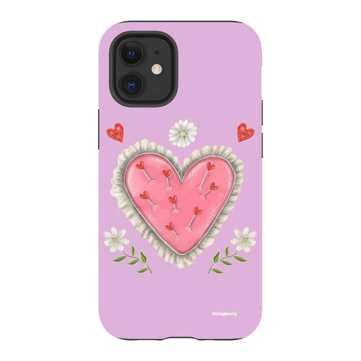 iPhone Tough Case - Heart Pin Cushion By Catherine Rowe