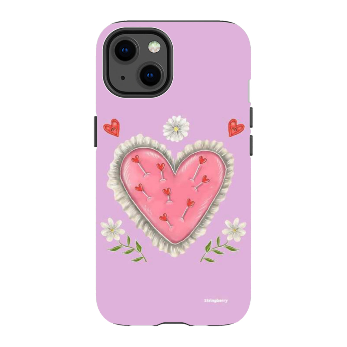iPhone Tough Case - Heart Pin Cushion By Catherine Rowe