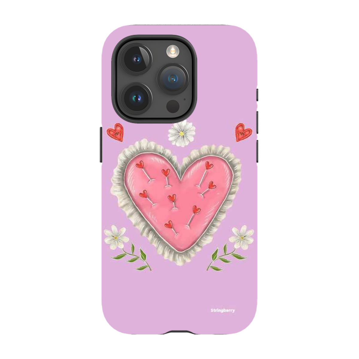 iPhone Tough Case - Heart Pin Cushion By Catherine Rowe